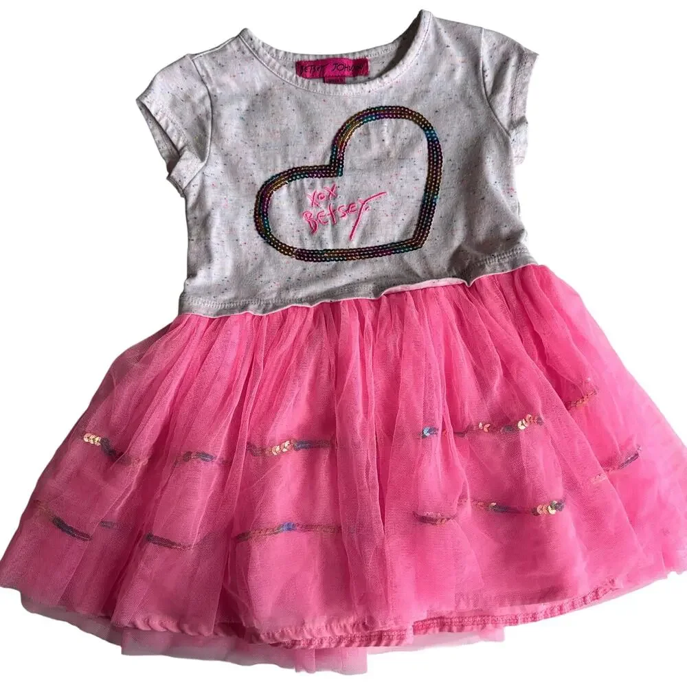 Betsey Johnson Baby Girl's Coral Dress - Size 3T